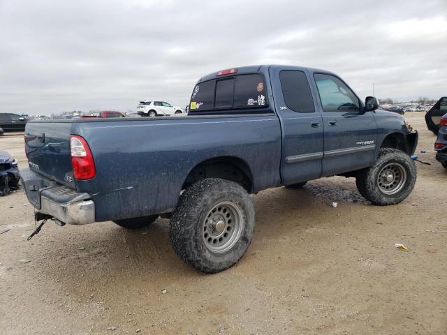 5TBRT34106S479795 - 2006 TOYOTA TUNDRA ACCESS CAB SR5 BLUE photo 3
