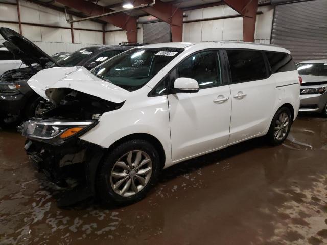 KNDMB5C18K6556831 - 2019 KIA SEDONA LX WHITE photo 1