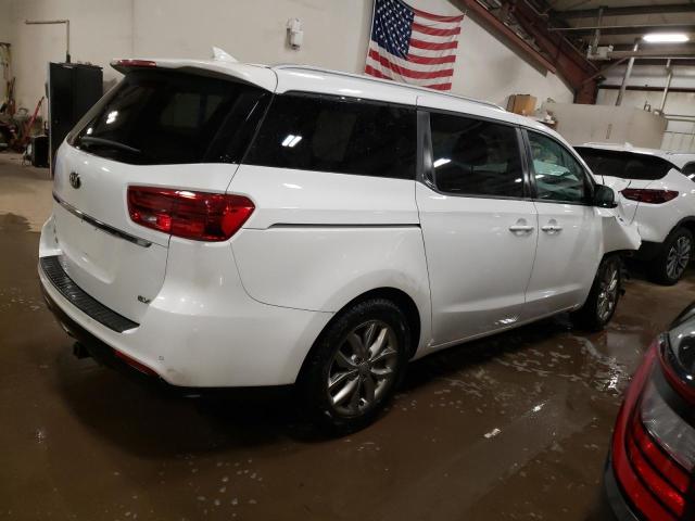 KNDMB5C18K6556831 - 2019 KIA SEDONA LX WHITE photo 3