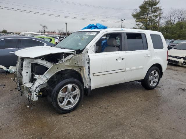 5FNYF4H51FB003623 - 2015 HONDA PILOT EXL WHITE photo 1