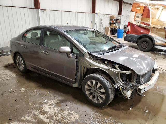 19XFA16899E023338 - 2009 HONDA CIVIC EX GRAY photo 4