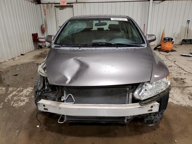 19XFA16899E023338 - 2009 HONDA CIVIC EX GRAY photo 5