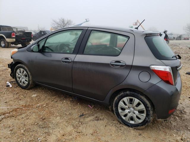 JTDKTUD3XDD567228 - 2013 TOYOTA YARIS GRAY photo 2