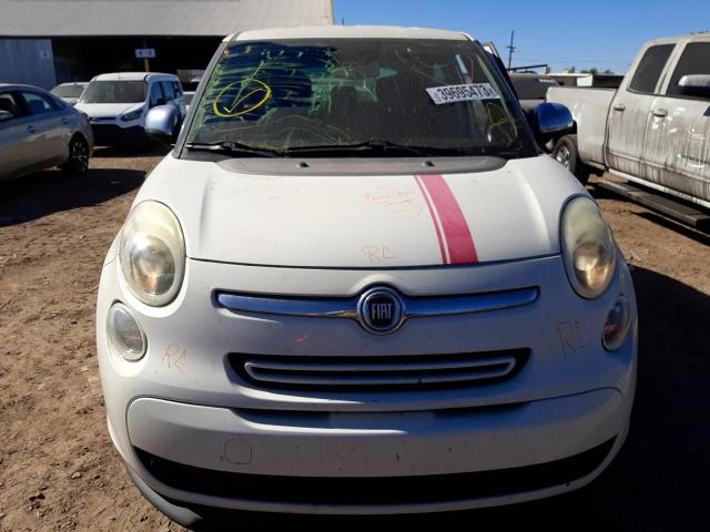 ZFBCFACH2EZ003393 - 2014 FIAT 500L LOUNGE WHITE photo 5