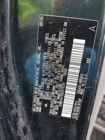 5TBBT44156S475524 - 2006 TOYOTA TUNDRA ACCESS CAB SR5 GREEN photo 12