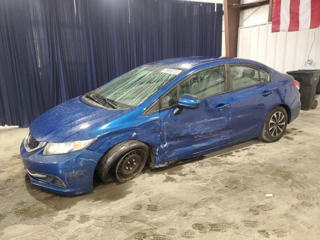 19XFB2F59EE063471 - 2014 HONDA CIVIC LX BLUE photo 1