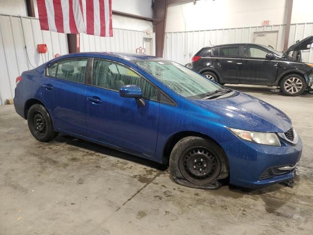 19XFB2F59EE063471 - 2014 HONDA CIVIC LX BLUE photo 4