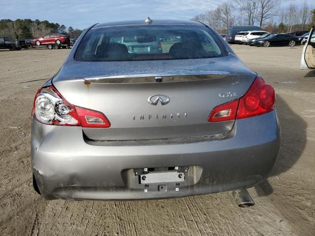 JNKBV61FX7M813444 - 2007 INFINITI G35 SILVER photo 6