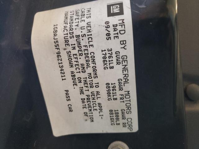 1G8AJ55F96Z134211 - 2006 SATURN ION LEVEL 2 SILVER photo 13