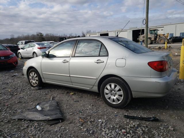 2T1BR32E53C037399 - 2003 TOYOTA COROLLA CE SILVER photo 2