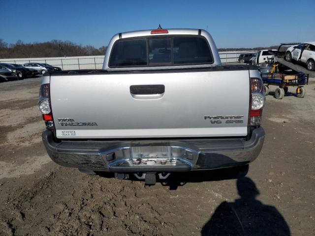 5TFJU4GN3CX016237 - 2012 TOYOTA TACOMA DOUBLE CAB PRERUNNER SILVER photo 6