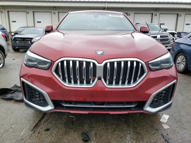 5UXCY6C00N9N19605 - 2022 BMW X6 XDRIVE40I BURGUNDY photo 5