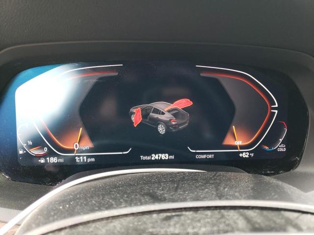 5UXCY6C00N9N19605 - 2022 BMW X6 XDRIVE40I BURGUNDY photo 9