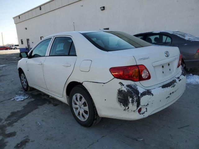 1NXBU40E89Z050856 - 2009 TOYOTA COROLLA BASE WHITE photo 2