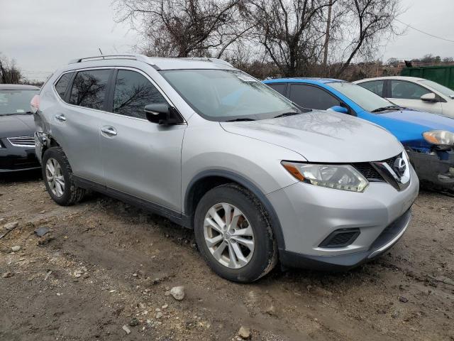 KNMAT2MV0FP526402 - 2015 NISSAN ROGUE S SILVER photo 4