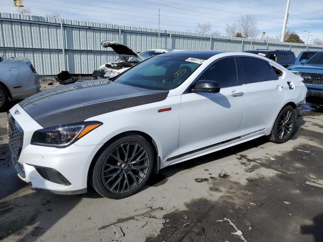 KMHGN4JB1JU269363 - 2018 HYUNDAI GENESIS SPORT WHITE photo 1