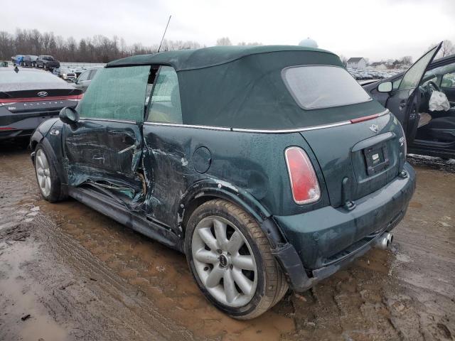 WMWRH33526TK58100 - 2006 MINI COOPER S GREEN photo 2