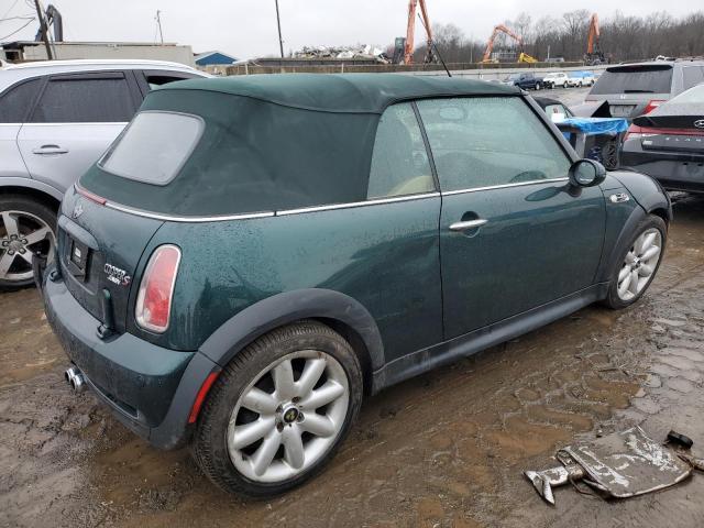 WMWRH33526TK58100 - 2006 MINI COOPER S GREEN photo 3