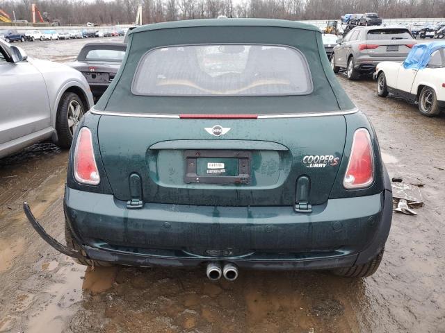 WMWRH33526TK58100 - 2006 MINI COOPER S GREEN photo 6