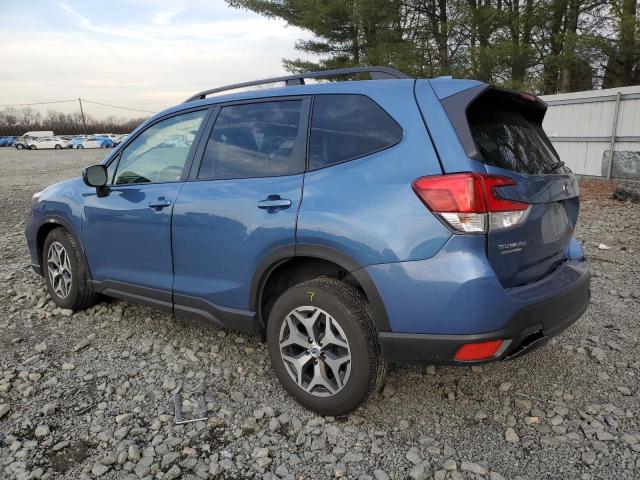 JF2SKAJC2MH584914 - 2021 SUBARU FORESTER PREMIUM BLUE photo 2