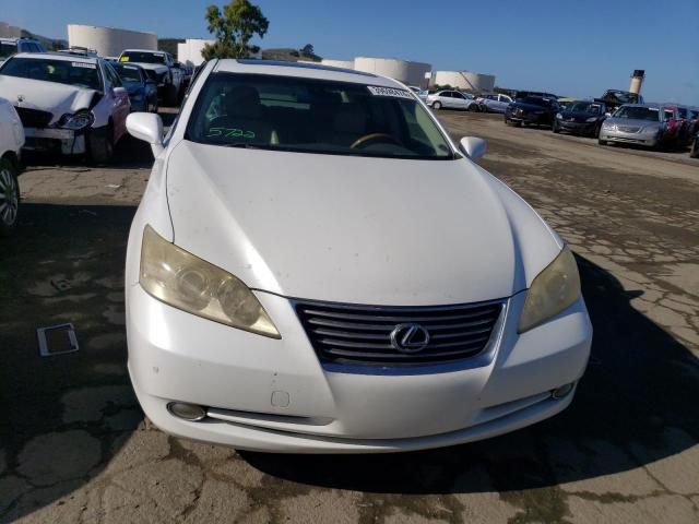 JTHBJ46G082240777 - 2008 LEXUS ES 350 WHITE photo 5