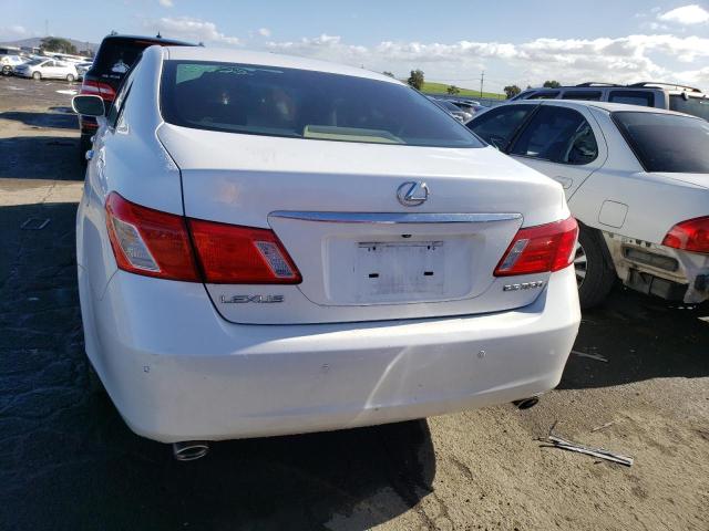 JTHBJ46G082240777 - 2008 LEXUS ES 350 WHITE photo 6