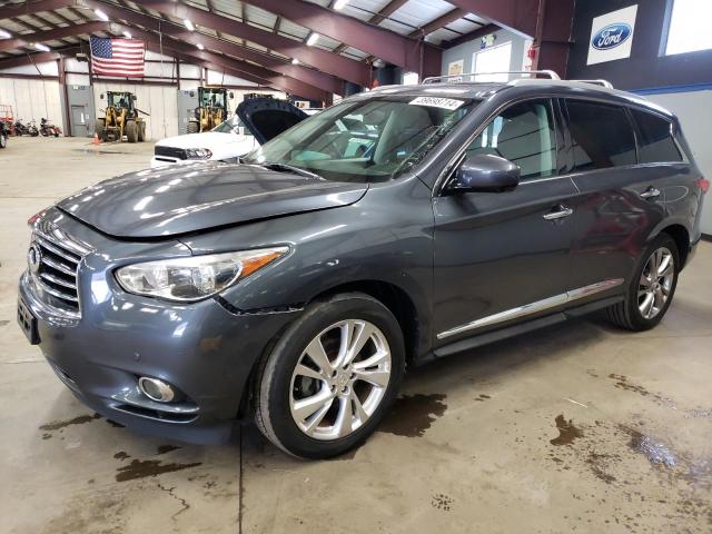 5N1AL0MM9DC352826 - 2013 INFINITI JX35 GRAY photo 1