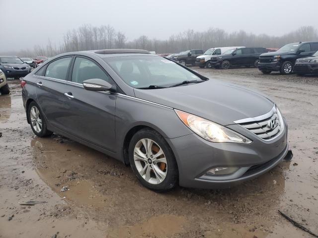 5NPEC4AC2BH181752 - 2011 HYUNDAI SONATA SE GRAY photo 4