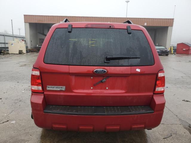 1FMCU9D77BKA05759 - 2011 FORD ESCAPE XLT BURGUNDY photo 6