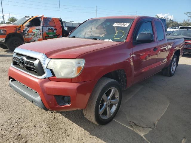 5TFTX4CN1CX012662 - 2012 TOYOTA TACOMA ACCESS CAB RED photo 1