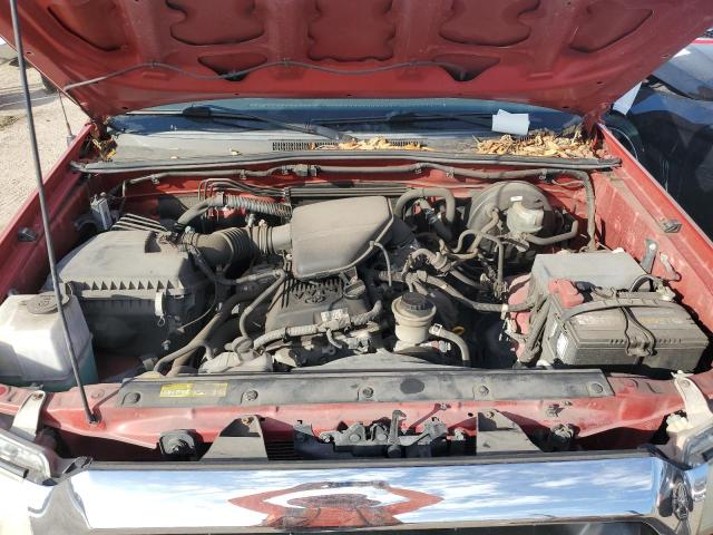 5TFTX4CN1CX012662 - 2012 TOYOTA TACOMA ACCESS CAB წითელი ფოტო 11