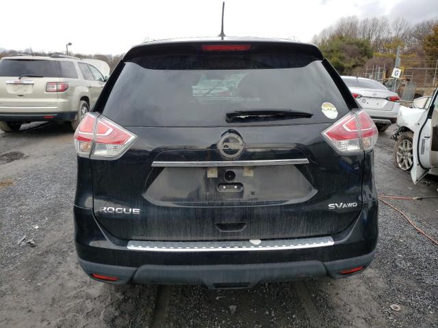 KNMAT2MV9GP606380 - 2016 NISSAN ROGUE S BLACK photo 6