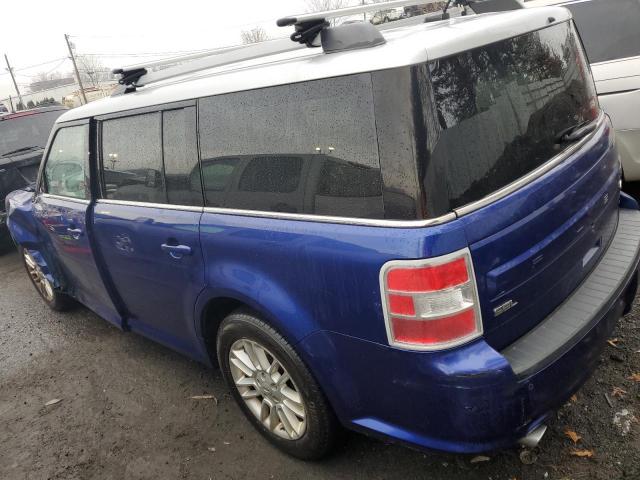 2FMHK6C80DBD23045 - 2013 FORD FLEX SEL BLUE photo 2