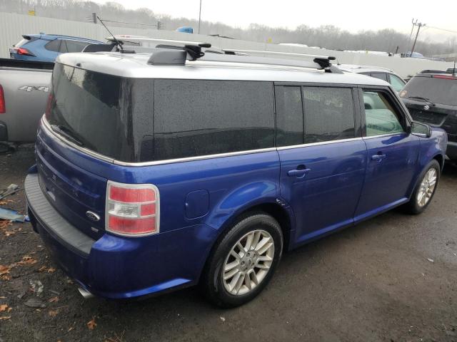 2FMHK6C80DBD23045 - 2013 FORD FLEX SEL BLUE photo 3