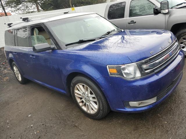 2FMHK6C80DBD23045 - 2013 FORD FLEX SEL BLUE photo 4