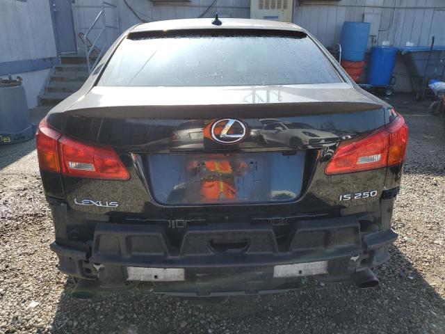 JTHBK262X85085479 - 2008 LEXUS IS 250 BLACK photo 6