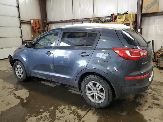 KNDPBCA24C7184722 - 2012 KIA SPORTAGE LX BLUE photo 2