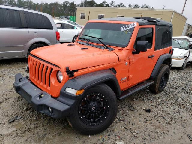 1C4GJXAG0JW276273 - 2018 JEEP WRANGLER SPORT ORANGE photo 1