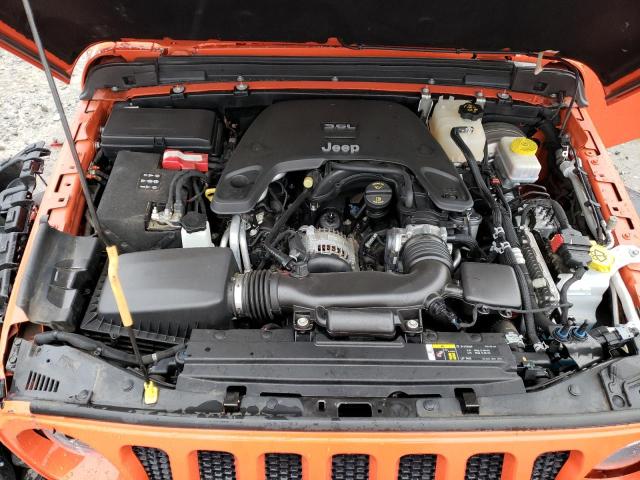 1C4GJXAG0JW276273 - 2018 JEEP WRANGLER SPORT ORANGE photo 12