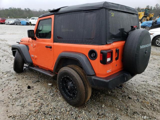 1C4GJXAG0JW276273 - 2018 JEEP WRANGLER SPORT ORANGE photo 2