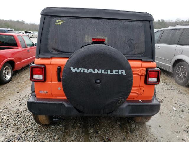 1C4GJXAG0JW276273 - 2018 JEEP WRANGLER SPORT ORANGE photo 6