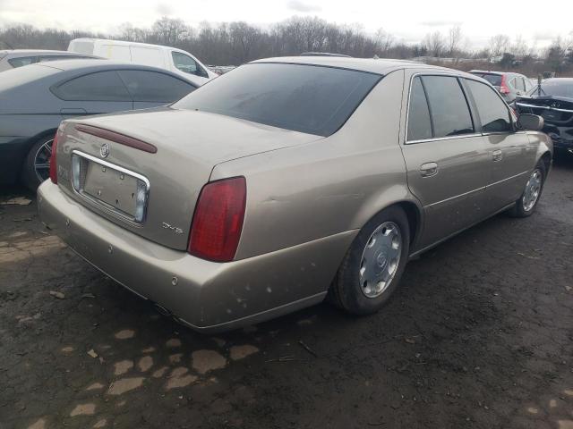 1G6KE57Y22U116334 - 2002 CADILLAC DEVILLE DHS TAN photo 3