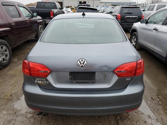 3VWD07AJ4EM233057 - 2014 VOLKSWAGEN JETTA SE GRAY photo 6