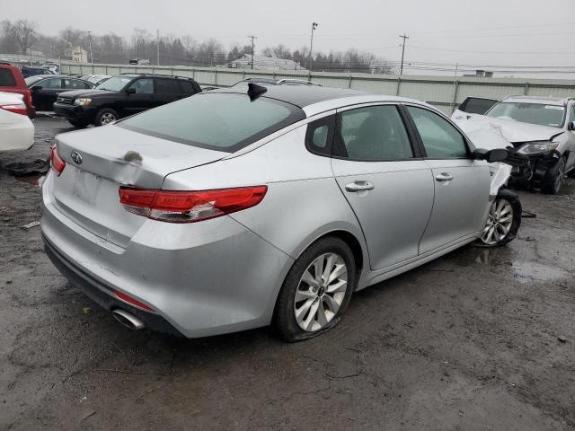 5XXGU4L39GG053479 - 2016 KIA OPTIMA EX SILVER photo 3