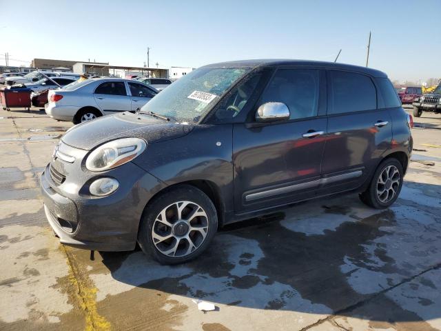 ZFBCFACH7EZ011036 - 2014 FIAT 500L LOUNGE GRAY photo 1