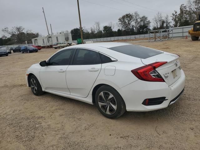 19XFC2F61KE005775 - 2019 HONDA CIVIC LX WHITE photo 2