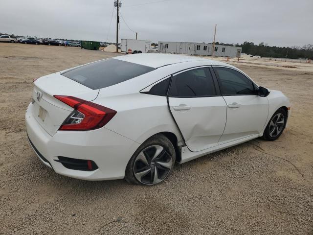 19XFC2F61KE005775 - 2019 HONDA CIVIC LX WHITE photo 3