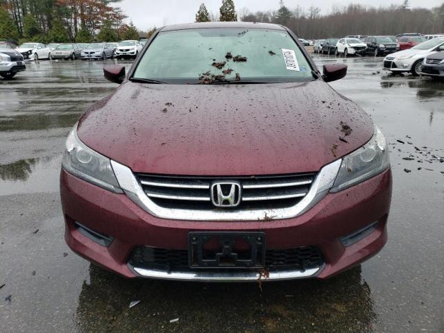 1HGCR2F37FA099551 - 2015 HONDA ACCORD LX MAROON photo 5