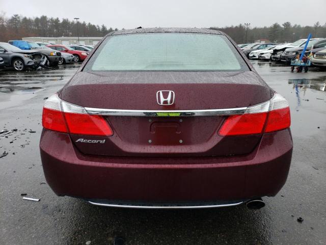 1HGCR2F37FA099551 - 2015 HONDA ACCORD LX MAROON photo 6