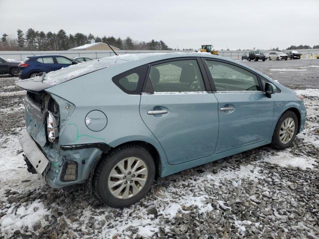 JTDKN3DP2C3026721 - 2012 TOYOTA PRIUS PLUG SILVER photo 3